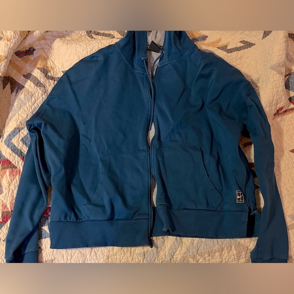 Women’s Nike Spring Teal Cropped Jacket - size Large - Picture 3 of 6